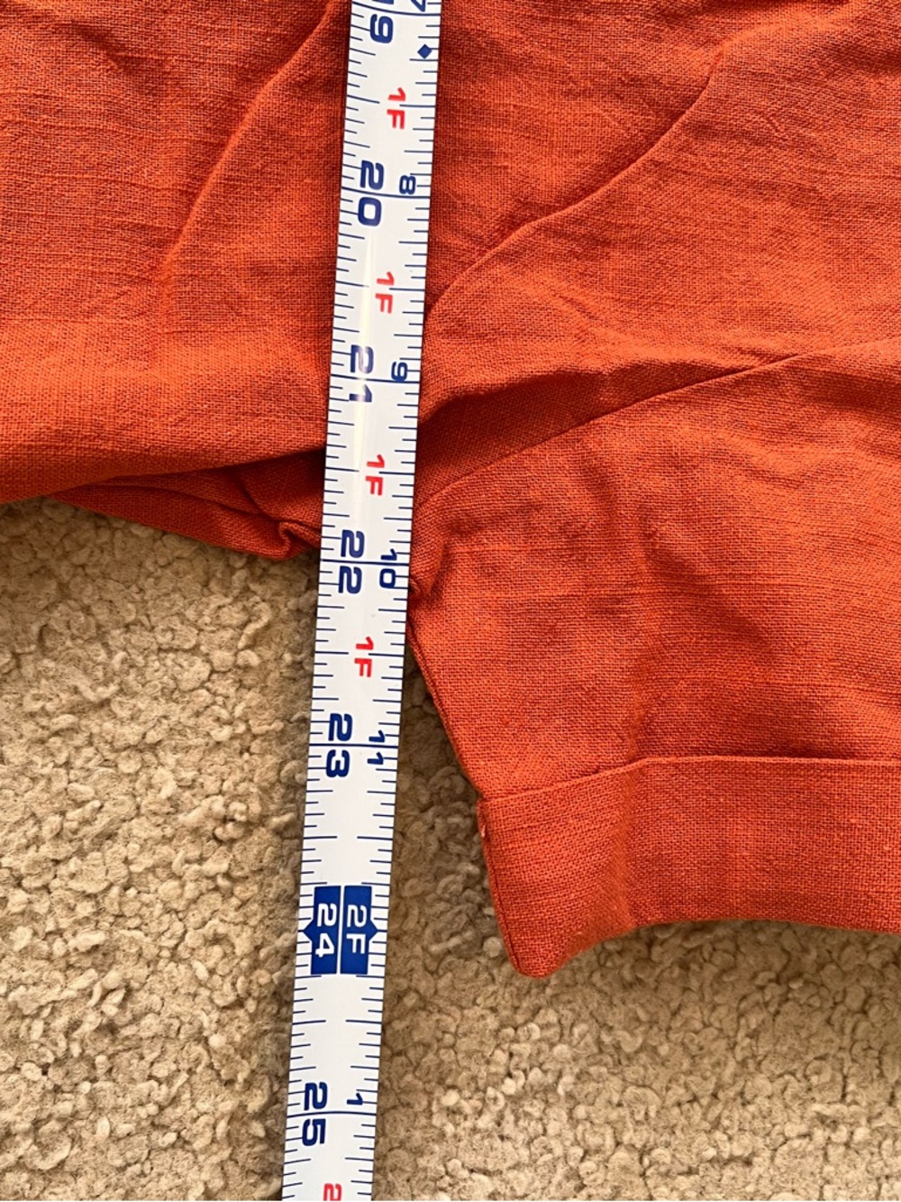 NWT Women’s rust colored button down dress Large - Picture 10 of 10